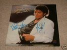 RARE DOUBLE SIGNED MICHAEL JACKSON THRLLER LP GENUINE
