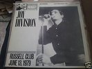 Joy Division - Russell Club - June 13 1979 LP - Rare