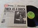 JETHRO TULL - THICK AS A BRICK - ORIG UK LP