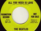 Beatles All You Need Is Love 1967 Capitol Promo 45 NM