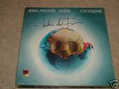 RARE SIGNED JEAN MICHEL JARRE OXYGENE SCARCE LP GENUINE