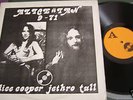 ALICE COOPER JETHRO TULL Rare vintage live vinyl 1971
