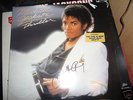 Michael Jackson Schallplatte LP THRILLER mit Autogramm