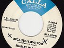 NORTHERN SOUL 45 RPM- SHIRLEY WAHLS- on CALLA (PROMO)