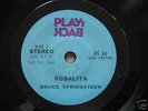 BRUCE SPRINGSTEEN ROSALITA PLAYBACK PROMO w/Booklet