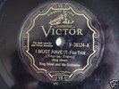 KING OLIVER & His Orchestra 78 rpm VICTOR 38124 VG++