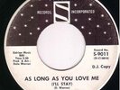 Northern Soul 45 -RONNIE & ROBYN-As Long As You Love Me