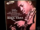 Hank Mobley LP Roll Call Orig Blue Note RVG VG+