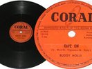 Buddy Holly Johnny Long 78 rpm Rave on Philippines