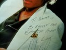 AUTOGRAPHED signed MICHAEL JACKSON thriller 1982 ORIG'L