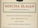 Mischa Elman Program - LONDON ffrr