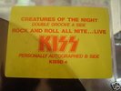 Kiss  creatures of the night SIGNED BY ALL FOUR MEMBERS