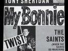 Beatles My Bonnie 1962 German Polydor 45 + Twist P/S EX