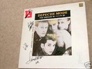 RARE SIGNED 4x DEPECHE MODE SINGLES LP GENUINE FREE