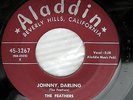 The FEATHERS Johnny Darling / Shake Em Up DOO WOP 45 Aladdin 45-3267