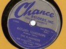 THE FLAMINGOS Golden Teardrops 78 CHANCE