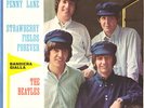 BEATLES ITALIAN ORIG STRAW FIELDS MINT COVER RECORD EX