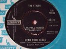 RARE UK 45 - THE STYLOS - HEAD OVER HEELS - LIBERTY NM