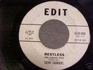 Rare PROMO 45 RESTLESS by Cathy Saunders EDIT label