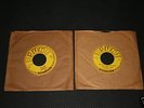 2 Johnny Cash 45 records - Sun labels - Folsom Prison