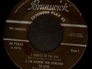 BUDDY HOLLY CRICKETS Brunswick 45 EP THAT'LL BE THE DAY
