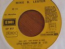 45T PROMO MIKE B LESTER : LITTLE SUSIE'S  GERARD MANSET