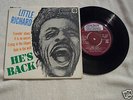 Rare 1963 UK orig. LITTLE RICHARD EP “HE’S BACK”