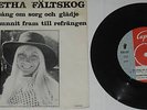 Agnetha Faltskog single 1973, ABBA, En sang om.., vinyl