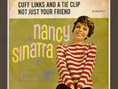 NANCY SINATRA CUFF LINKS & TIE CLIP PICTURE SLEEVE + 45