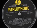 BEATLES  PLEASE PLEASE ME LP STEREO YELLOW AND BLACK
