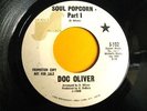 * DOC OLIVER Soul Popcorn RARE NORTHERN FUNK 45 Hear