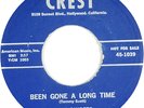 RARE HonkyTonk  HANK SANDERS CREST DJ 45 #1039 VG++
