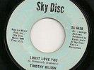 TIMOTHY WILSON i must love you SkyDisc northern soul 45