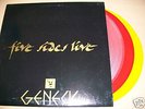 3 LP Genesis Five Sides Live clear red yellow vinyl