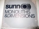 Sunn O))) Monoliths & Dimensions RARE TOUR 2 LP Boris