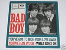 BEATLES EP BAD BOY orig. PS HGEP 101 Megararität DUTCH