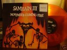 Samhain November Coming Fire LP orange vinyl misfits
