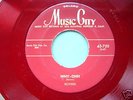 RARE wax Doo Wop  ROVERS Red Vinyl 45 Why-Ohh .. Mint-