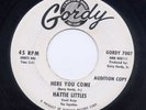 RARE Northern Soul - HATTIE LITTLES on GORDY