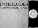 KARL BERGER (Interludes) OG '77 German FMP free jazz