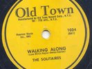SOLITAIRES -WALKING ALONG - 78 RPM -1957 DOO-WOP -RARE