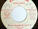 rare Soul Funk 45 N. CEE say you want to party Listen