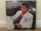 Michael Jackson & Quincy Jones Double Signed Thriller
