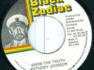 ANTHONY JOHNSON -KNOW THE TRUTH-BLACK ZODIAC 45CLIPMINT