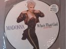 Madonna - Who's That Girl Picture Disc w/ Promo Sticker