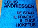 LOUIS ANDRIESSEN - DE STAAT +3 - RARE 1977 DONEMUS 2LP