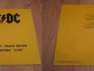 AC/DC LIVE LP LEGENDARY TRAKS BON SCOTT