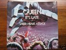 Queen It's Late SCARCE U.S. Picture Sleeve 45 1977 NICE