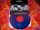 AC/DC-LET THERE BE ROCK blue VINYL LP Austral.COVER