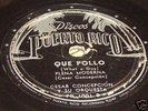 CESAR CONCEPCION & ORQ-QUE POLLO-PUERTO RICO  (755)